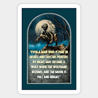 Wolf Man Magnet